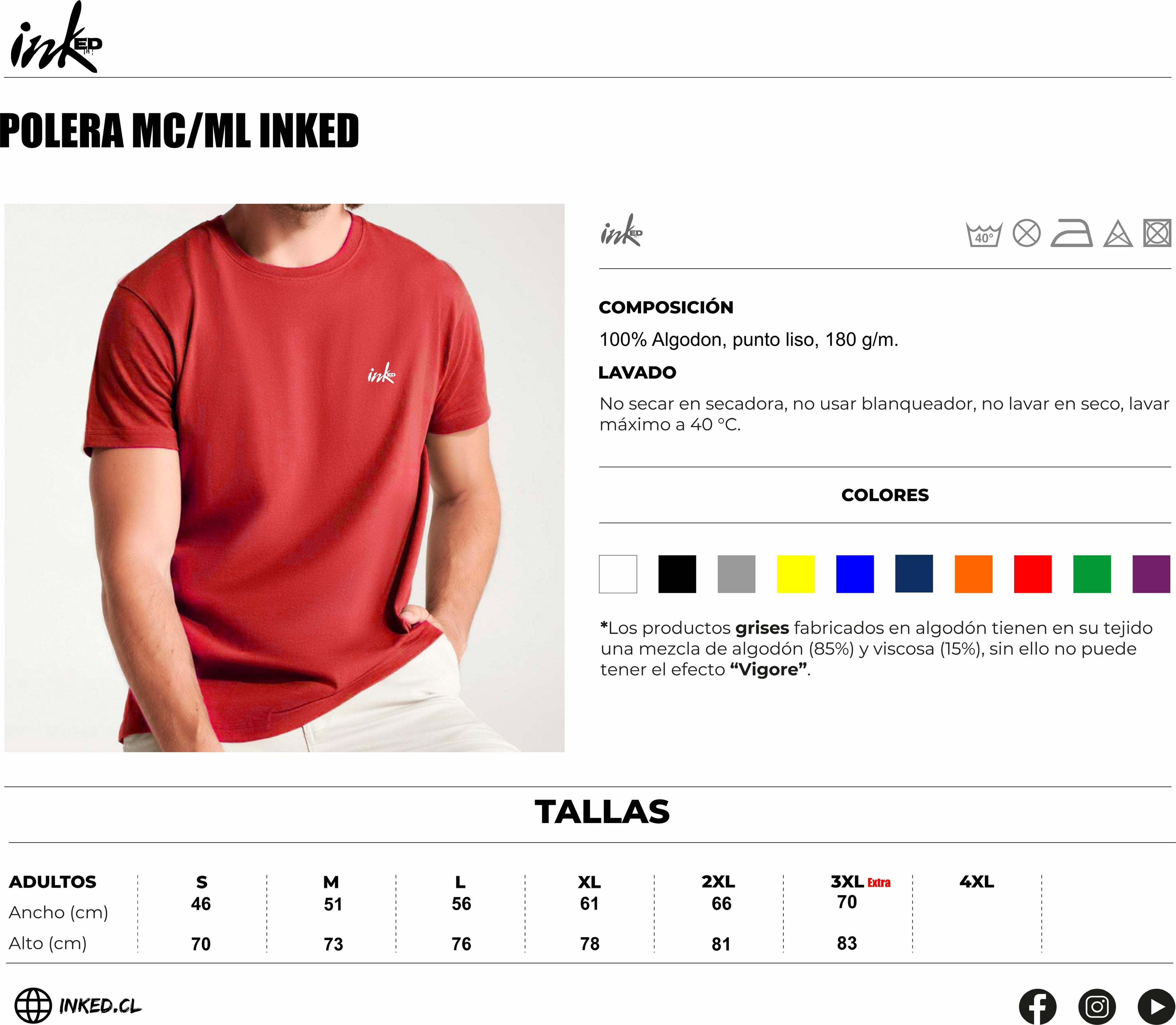 POLERA 100% ALG PERZONALIZADA